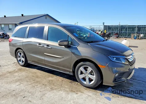 2019 Honda Odyssey Exl z USA, uszkodzony, nr VIN 5FNRL6H72KB014215